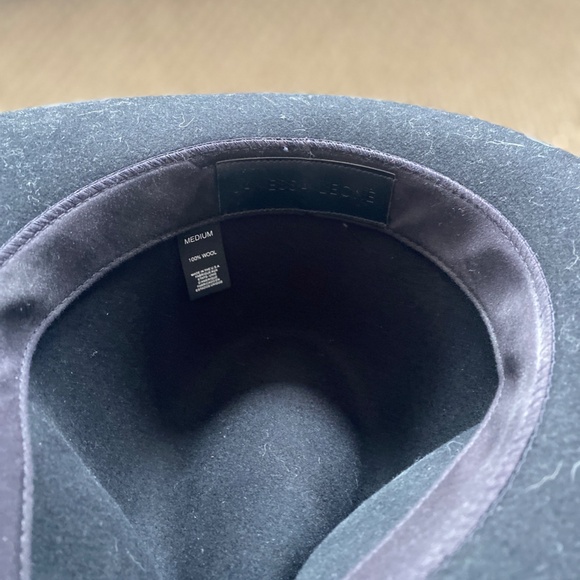 Janessa Leone Wool Fedora- Size Medium - Picture 5 of 5